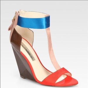 [Boutique 9]  COLOR POP wedge sandals heels 7.5